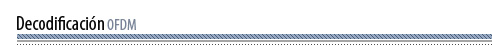 Decodificación OFDM